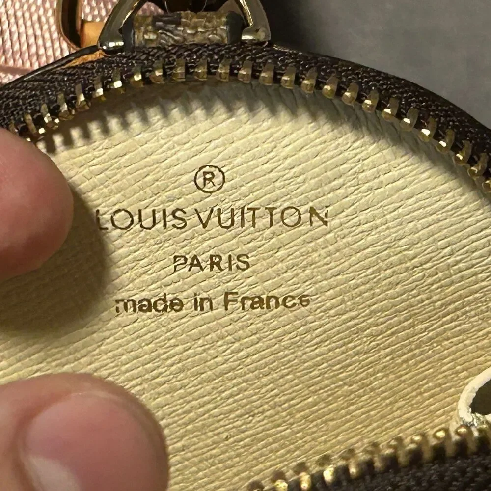 Louis Vuitton Multi Pochette Accessories Rose Clair Pink Monogram 2pc Set France